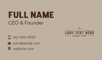 Brown Coffee Shop Business Card Design