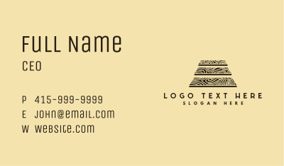 Wooden Plank Flooring Business Card Image Preview
