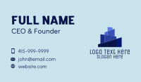 Blue City Skyline Business Card Image Preview