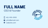 Blue Pressure Washer Business Card Image Preview