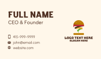 Tornado Burger Restaurant Business Card Image Preview