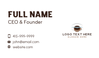 Flying Airport Coffee Cafe Business Card Image Preview