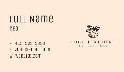 Handmade Butterfly Spool Business Card Image Preview