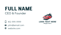 Blazing Car Racing Business Card Image Preview