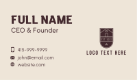 House Construction Badge Business Card Image Preview