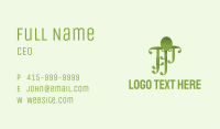 Green Octopus Business Card Image Preview