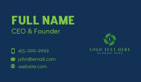 Leaf Gardening Theraphy Business Card Image Preview