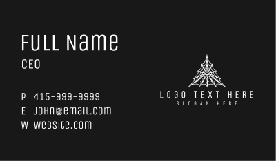 Modern Web Pyramid Business Card Image Preview