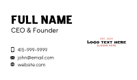 Asian Restaurant Wordmark Business Card Image Preview