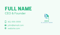 Wellness Eco Leaf Business Card Image Preview