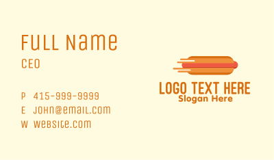 Fast Hot Dog Stand Business Card Image Preview
