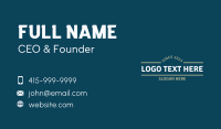 Retro Clothing Wordmark Business Card Image Preview