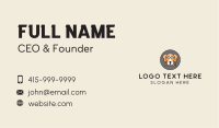 Dog Mechanic Mascot  Business Card Image Preview