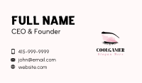 Eyebrow Stylist Glam Business Card Image Preview