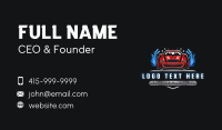 Car Wash Garage Business Card Design