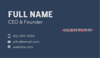 Artistic Brush Wordmark Business Card Image Preview