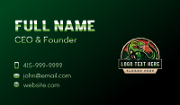 Wild Tyrannosaurus Dinosaur Business Card Design