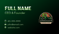 Wild Tyrannosaurus Dinosaur Business Card Image Preview