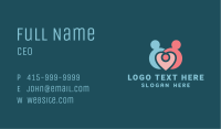 Parenthood Child Heart  Business Card Image Preview