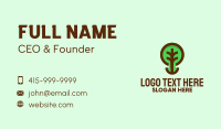 Modern Natural Tree  Business Card Image Preview