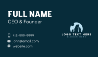 Moai Stone Statue Business Card Design