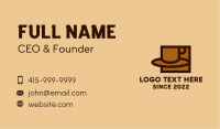 Brown Cafe Coffee Cup  Business Card Image Preview