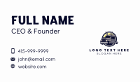 Industrial Logistics Truck Business Card Preview