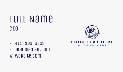 Animal Dog Leash Business Card Image Preview