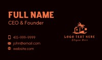 Orange Beach Wave House Business Card Design