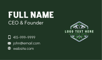 Roofing Construction Carpentry Business Card Design