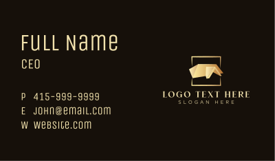 Premium House Roof Business Card Image Preview