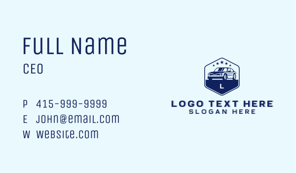 Car Transportation Vehicle Business Card Design Image Preview