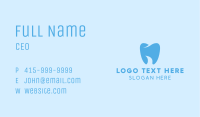 Abstract Blue Dentist Dental Tooth Business Card Image Preview