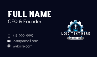 Laser Gear Engraving Business Card Preview