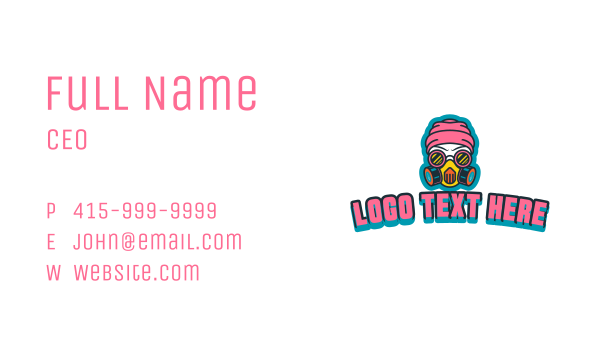 Graffiti Artist Character Business Card Design Image Preview