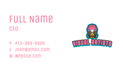 Graffiti Artist Character Business Card Image Preview