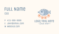 Seafood Fish Business Card Image Preview