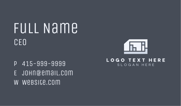 Warehouse Depot Inventory Business Card Design Image Preview