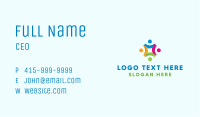 Community Group Organization Business Card Image Preview