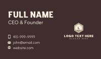 Western Saloon Pub Business Card Design