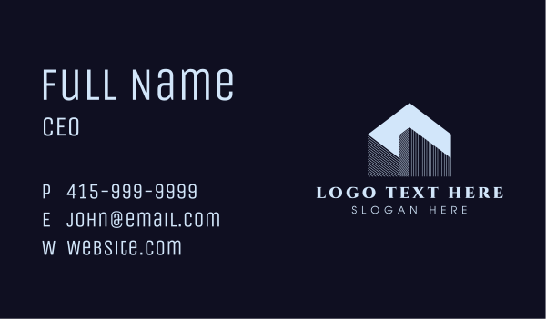 High Rise Building Structure Business Card Design Image Preview