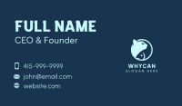 Yin Yang Fish Cat Business Card Image Preview