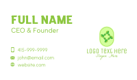 Green Natural Leaves Business Card Image Preview