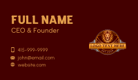 Luxury Lion King Business Card Preview