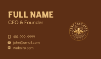 Honey Bee Honeycomb Business Card Design