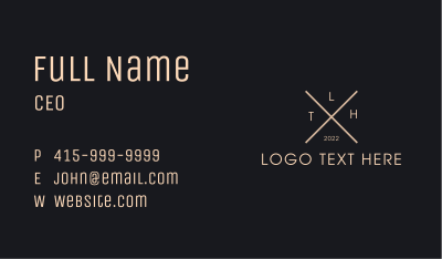 Modern Fashion Trendy Business Card Image Preview