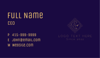 Cosmic Moon Fortune Telling Business Card Image Preview