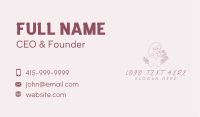 Naked Female Roses Business Card Image Preview