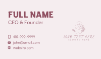 Naked Female Roses Business Card Preview