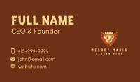 Lion Crown Shield Business Card Image Preview